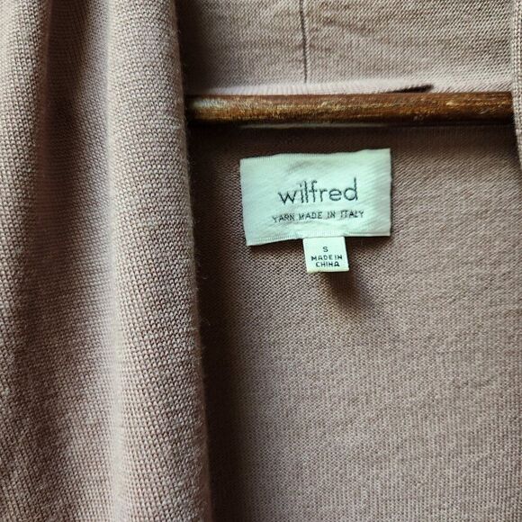Aritzia Wilfred longline open front wool cardigan / S - Picture 5 of 6